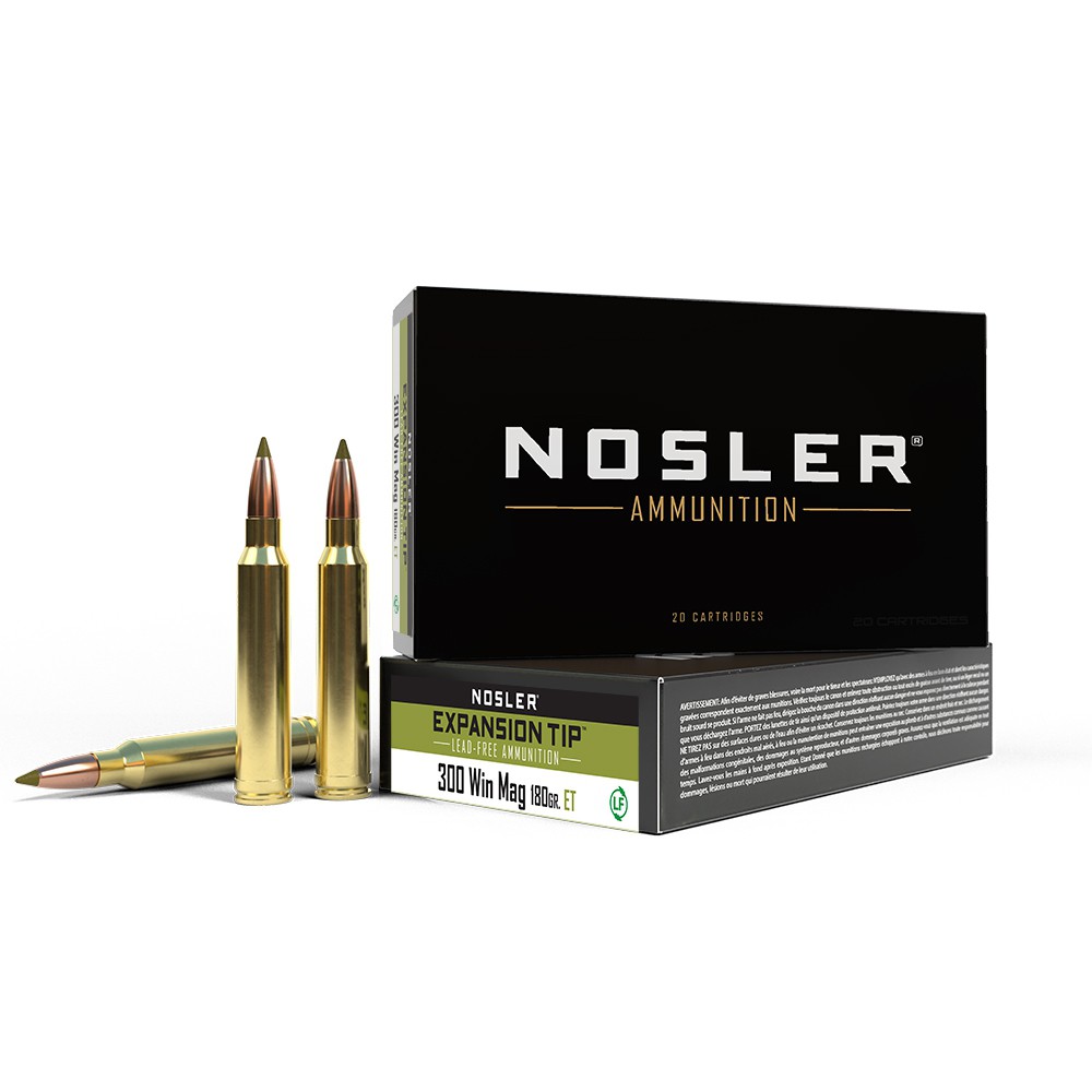 Nosler NOSLER 300 Wby Mag 180Gr E-Tip Lead Free 20rd