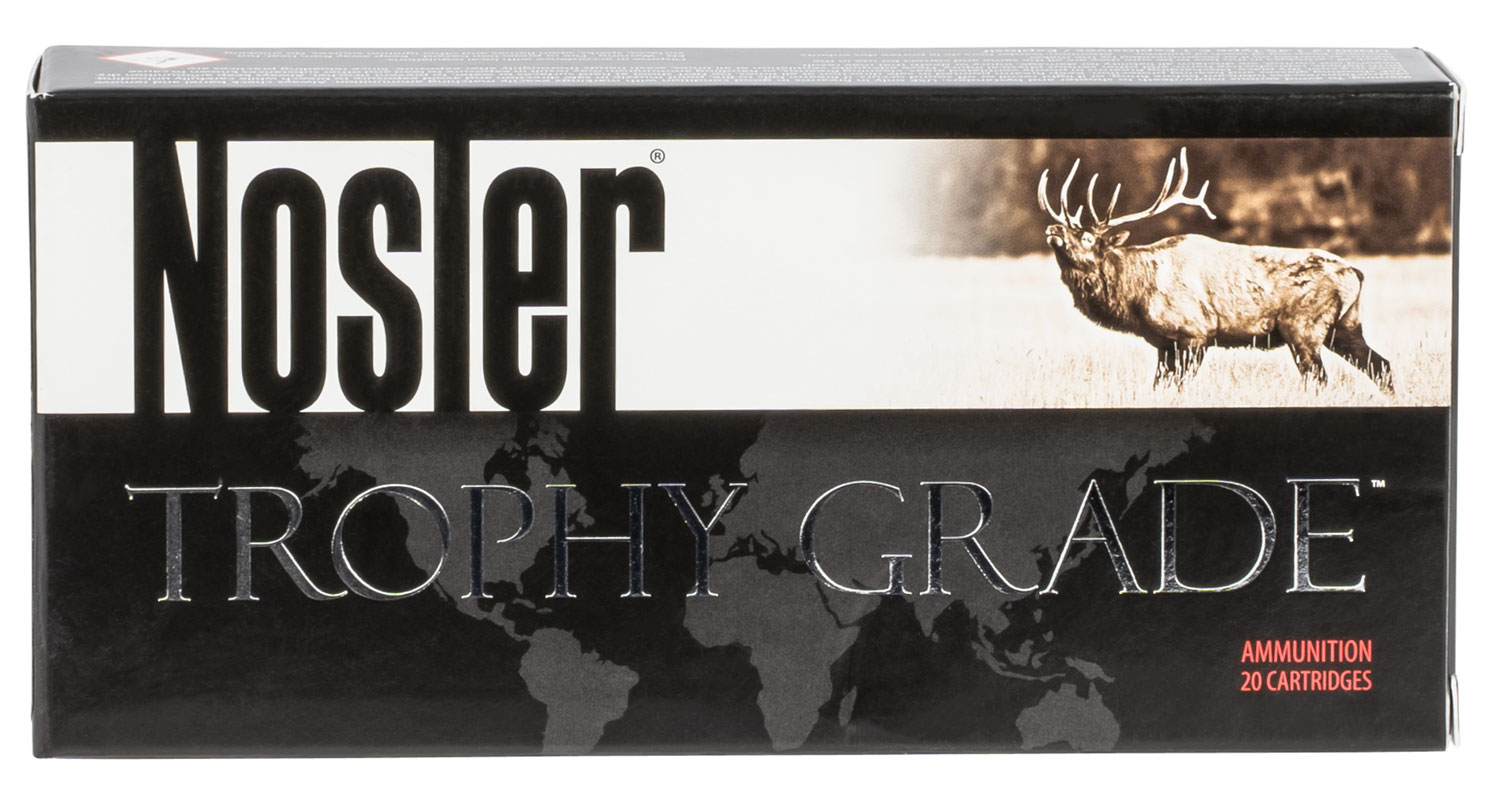 Nosler Nosler 40146 Trophy Grade 325 WSM 180 GR Expansion Tip Et 20 Bx 10 Cs