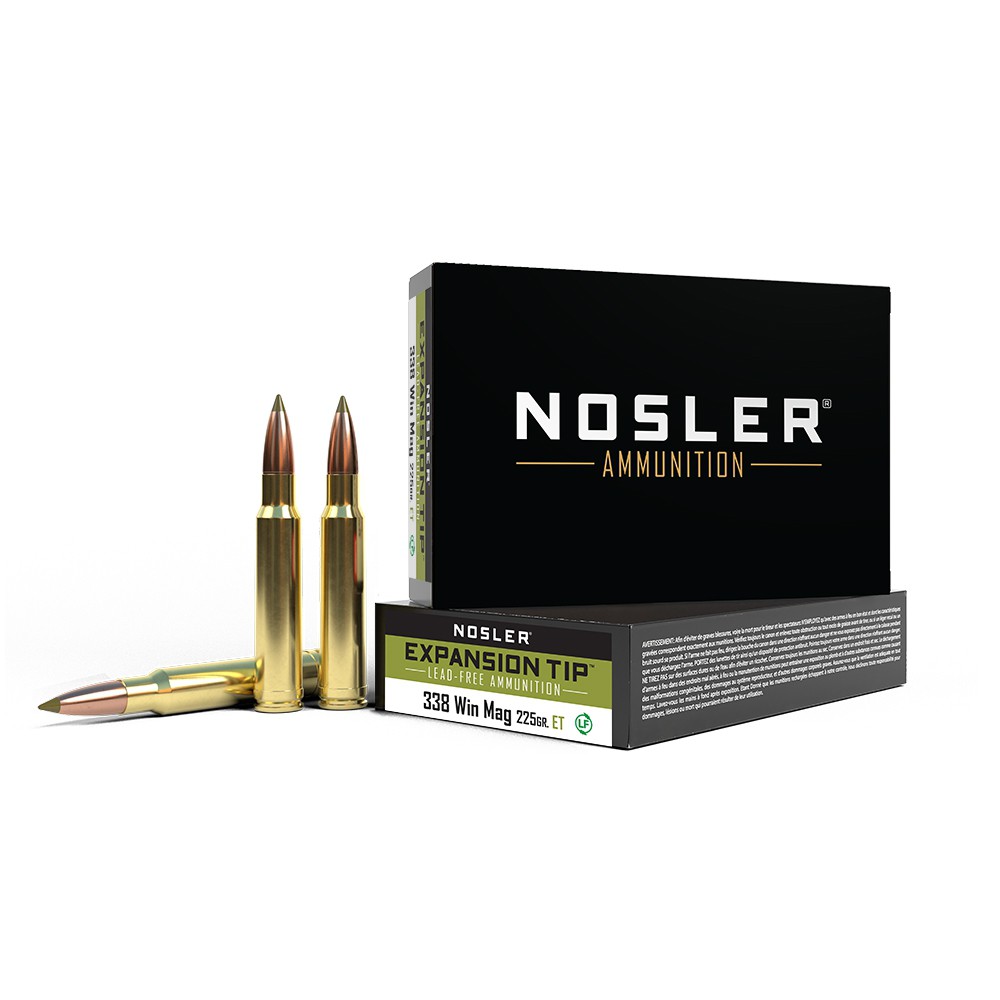 Nosler NOSLER 338 Win Mag 225Gr E-Tip SP 20rd