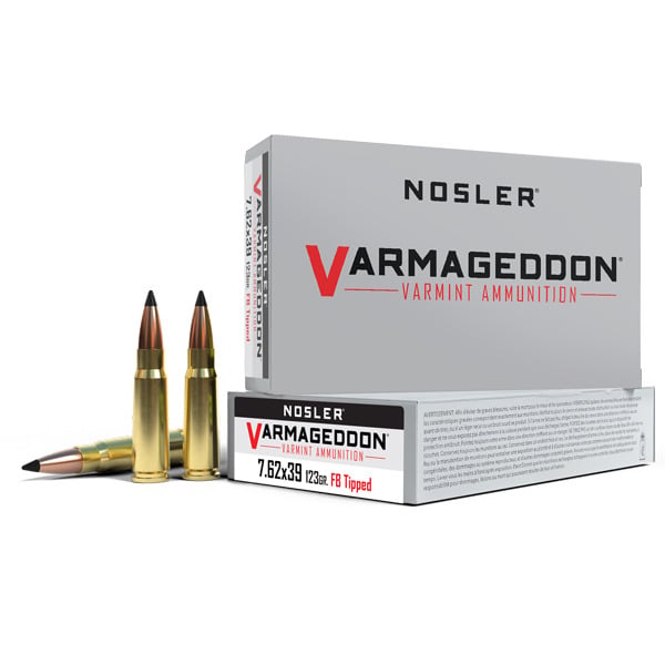 Nosler NOSLER 22 Nosler 53Gr Varmageddon Flat Base Tip 20rd