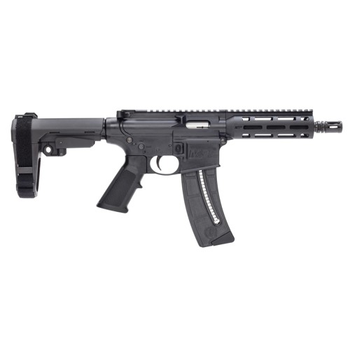 SMITH  WESSON MP1522 22 LR 8 25rd SemiAuto Pistol w SBA3 Arm Brace  Black