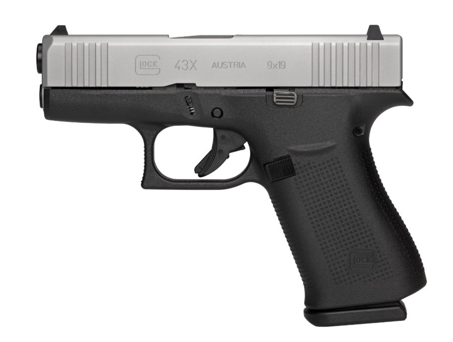 Glock GLOCK G43X Rebuild 9mm 3.39" 10rd FS Two-Tone