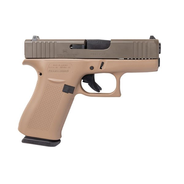 Glock GLOCK G43X 9mm 3.4" 10rd - FDE
