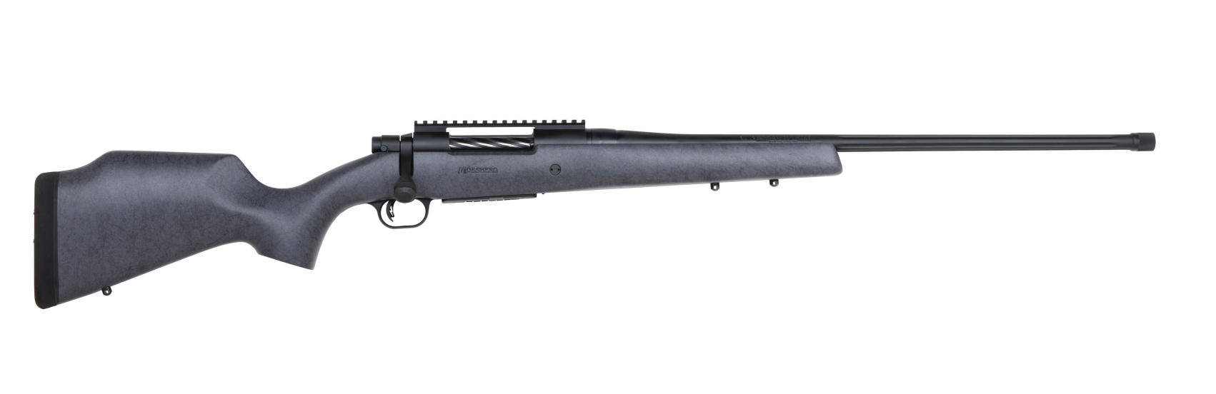MOSSBERG Patriot 300 Win Mag 24" 3rd Bolt Rifle w/ Threaded Barrel - Spider Grey / Black