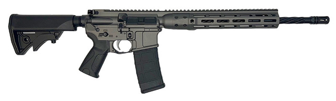 LWRC IC DI 5.56 NATO / 223 Rem 16.1" 30rd Semi-Auto AR15 Rifle w/ Spiral Fluted Barrel | Tungsten