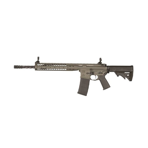 LWRC IC SPR 5.56 NATO 16.1" 30rd Semi-Auto AR15 Rifle w/ Spiral Barrel - Tungsten / Black