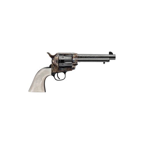 UBERTI Outlaws  Lawmen 1873 Cattleman Dalton 357 Mag 55 6rd Revolver  Engraved Case Hardened