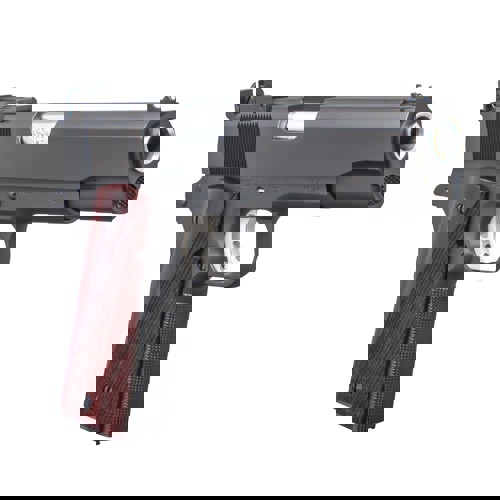 FUSION FIREARMS 1911 70 Series Target 9mm 5 8rd Pistol  Black  Red Cocobolo