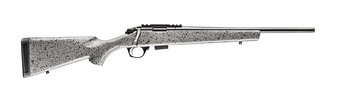 Bergara BMR Bolt Action Rifle 22 Long Rifle 18″ Matte Threaded Barrel Black Frame Gray/Black Field Stock