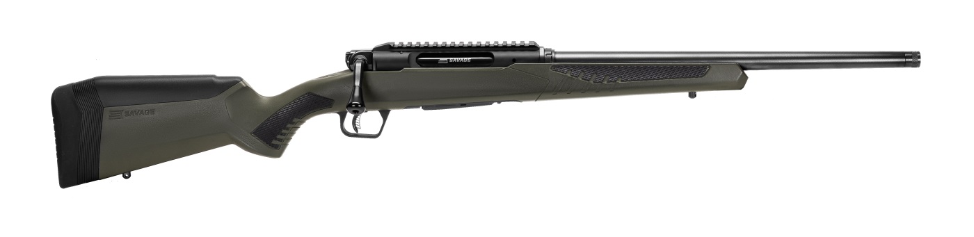 SAVAGE ARMS Impulse Hog Hunter 308 Win 18" 4rd Bolt Rifle w/ Threaded Barrel - OD Green / Black