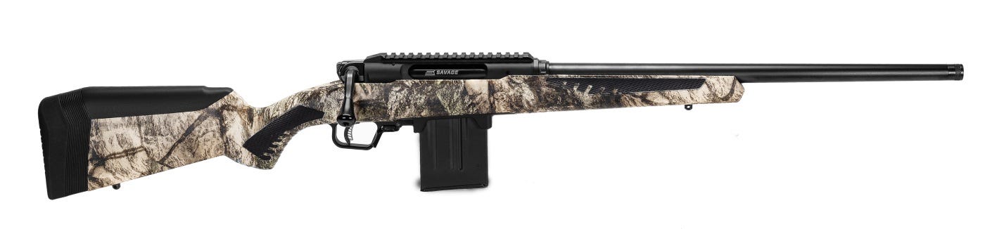 SAVAGE ARMS Impulse Predator 6.5 Creedmoor 20" 3rd Bolt Rifle w/ Threaded Barrel - Mossy Oak Terra
