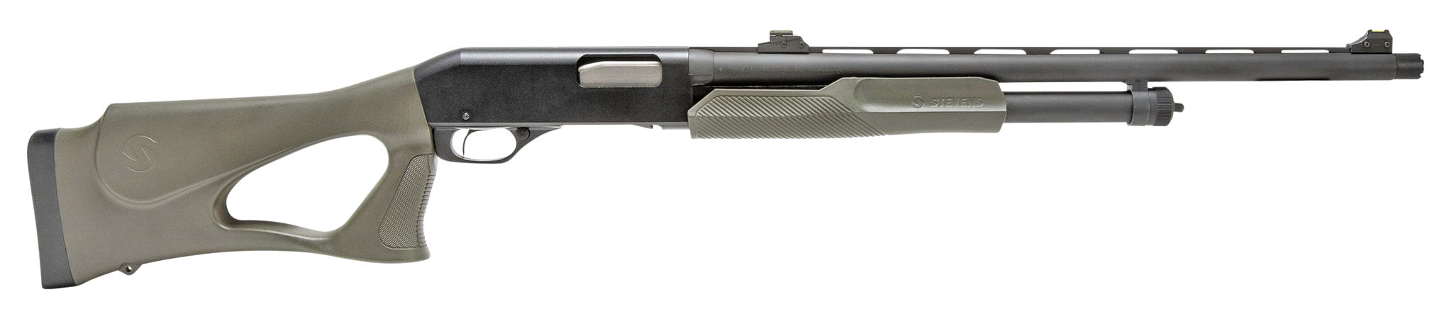 STEVENS 320 Turkey 12 Gauge 3" 22" 5rd Pump Shotgun | OD Green Thumbhole Stock