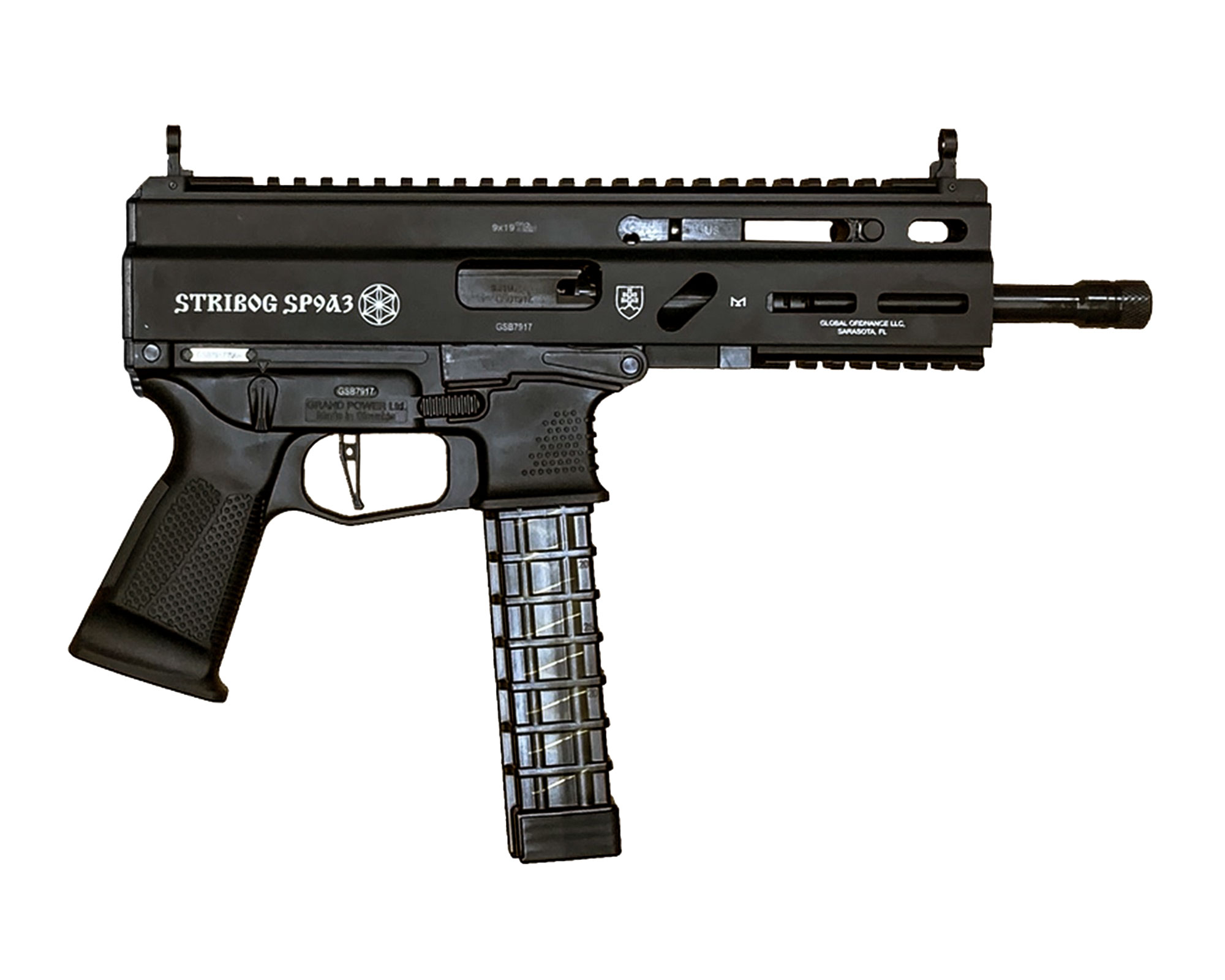 Grand Power 8588005808514 X-Calibur CO Mk23 Match 9mm Luger 15+1 4.80″ Stainless Barrel, Black Steel Lightening Cut/Optic Cut/Serrated Slide, Black Steel Frame w/Picatinny Rail, Black Textured Grip