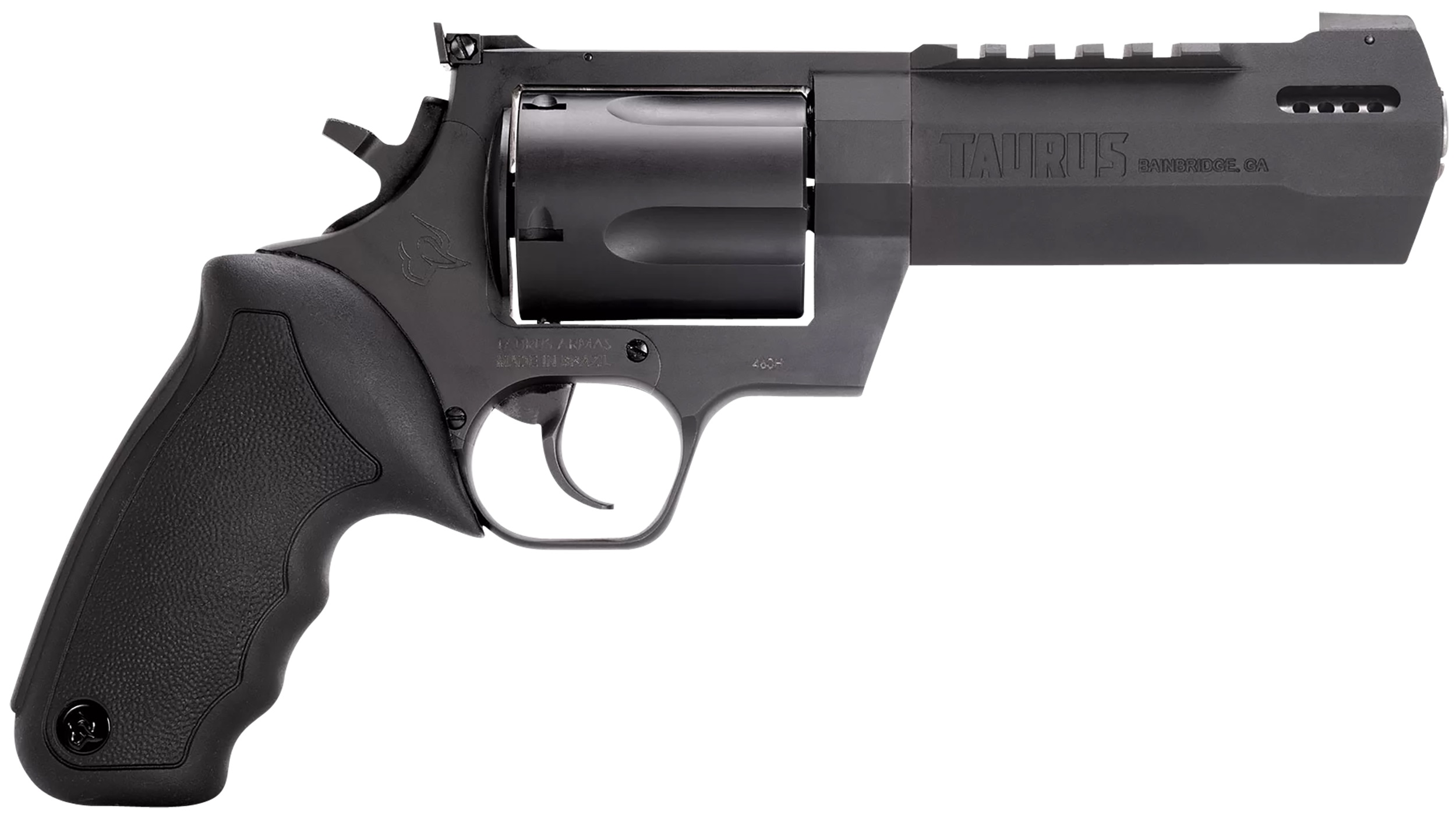 TAURUS Raging Hunter 460 S&W Mag 5.1" 5rd Revolver | Black w/ Rubber Grips