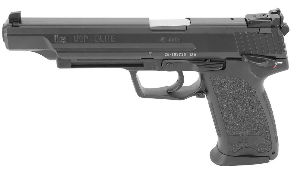 HK USA USP45 Elite V1 45 ACP 4.41″ 4rd SA/DA Pistol | Black