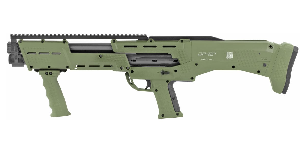 STANDARD MFG DP-12 Double Barrel 12 Gauge 3" 18.75" 16rd Pump Shotgun - ODG