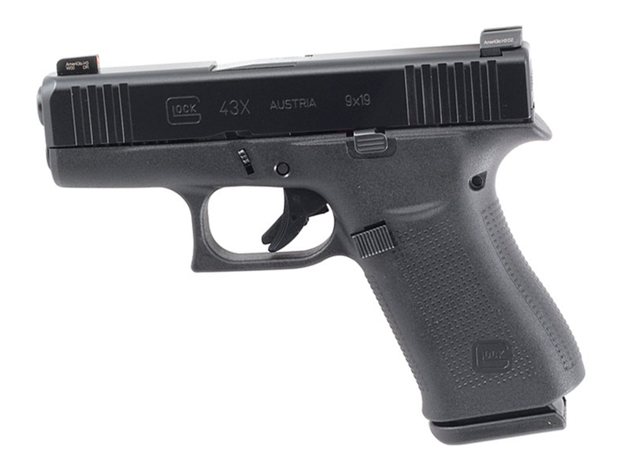 Glock GLOCK G43 9mm 3.41" 6rd Pistol w/ Ameriglo Sights - Qualified Professionals Only