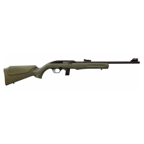 ROSSI RS22 22LR 18 10rd SemiAuto Rifle w Fiber Optic Sights  FDE  Black