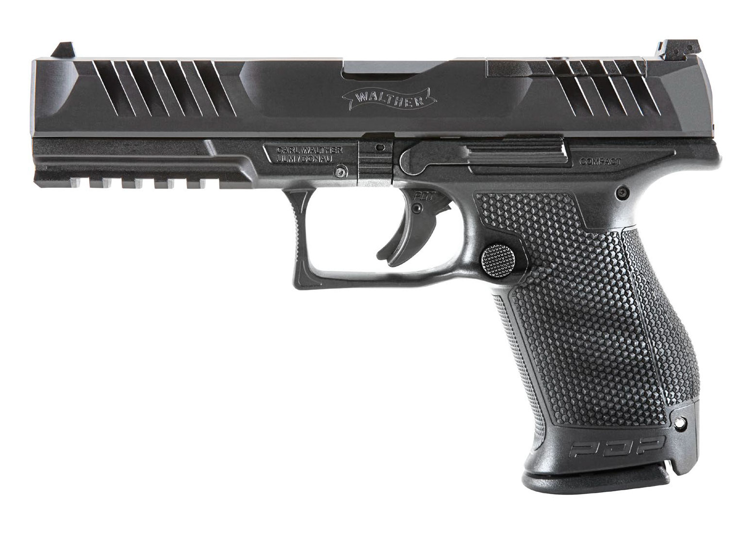 Walther PDP Compact 9mm 5″ Barrel 15-Rounds Optics Ready