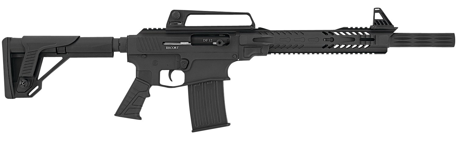 ESCORT DF12 12 Gauge 3" 18" 5rd Semi-Auto Shotgun - Black