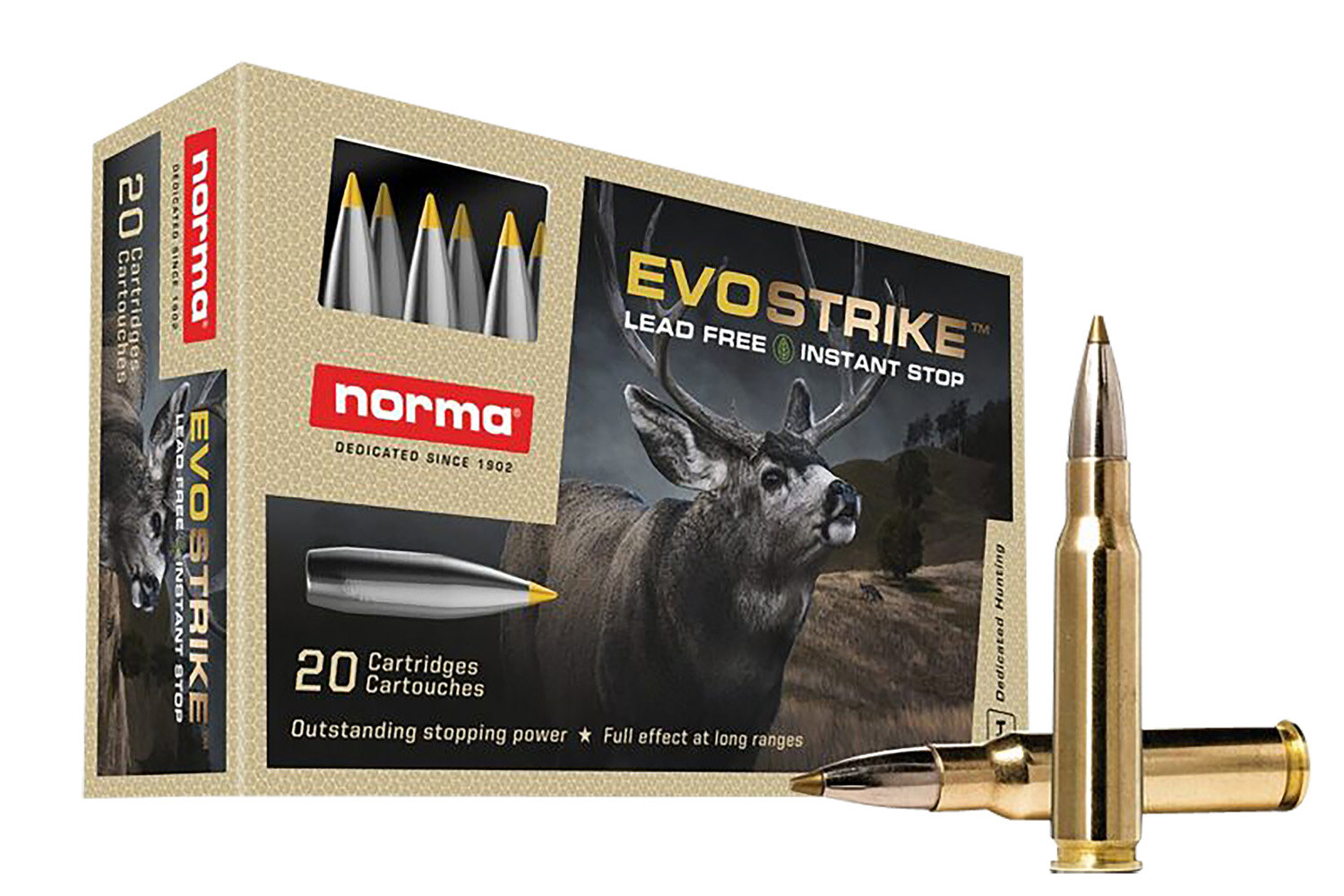 Norma NORMA AMMO 308 Win EVOStrike 139Gr Leadfree 20rd