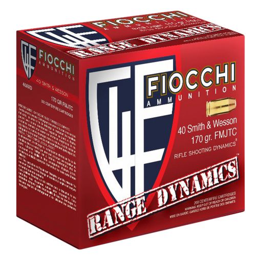 Fiocchi Fiocchi 40ARD Range Dynamics 40 S&W 170 gr Full M...