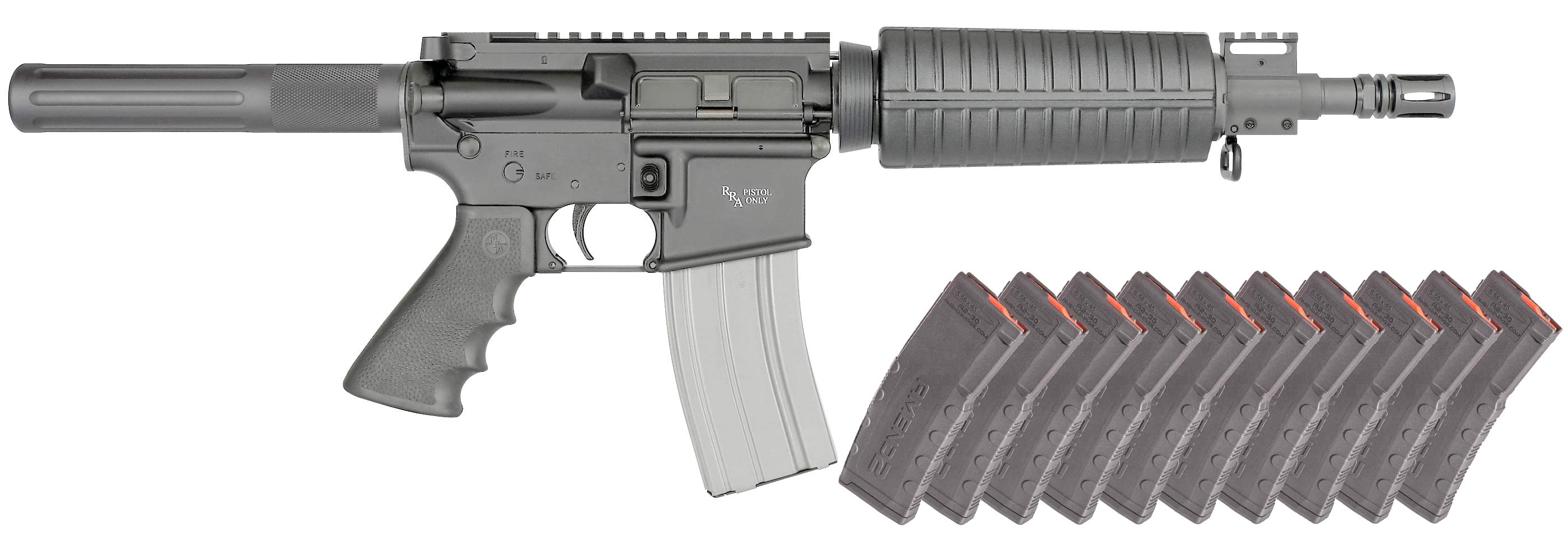 ROCK RIVER ARMS LAR-15 A4 5.56/223 10.5" Pistol + 10 Amend2 Mags