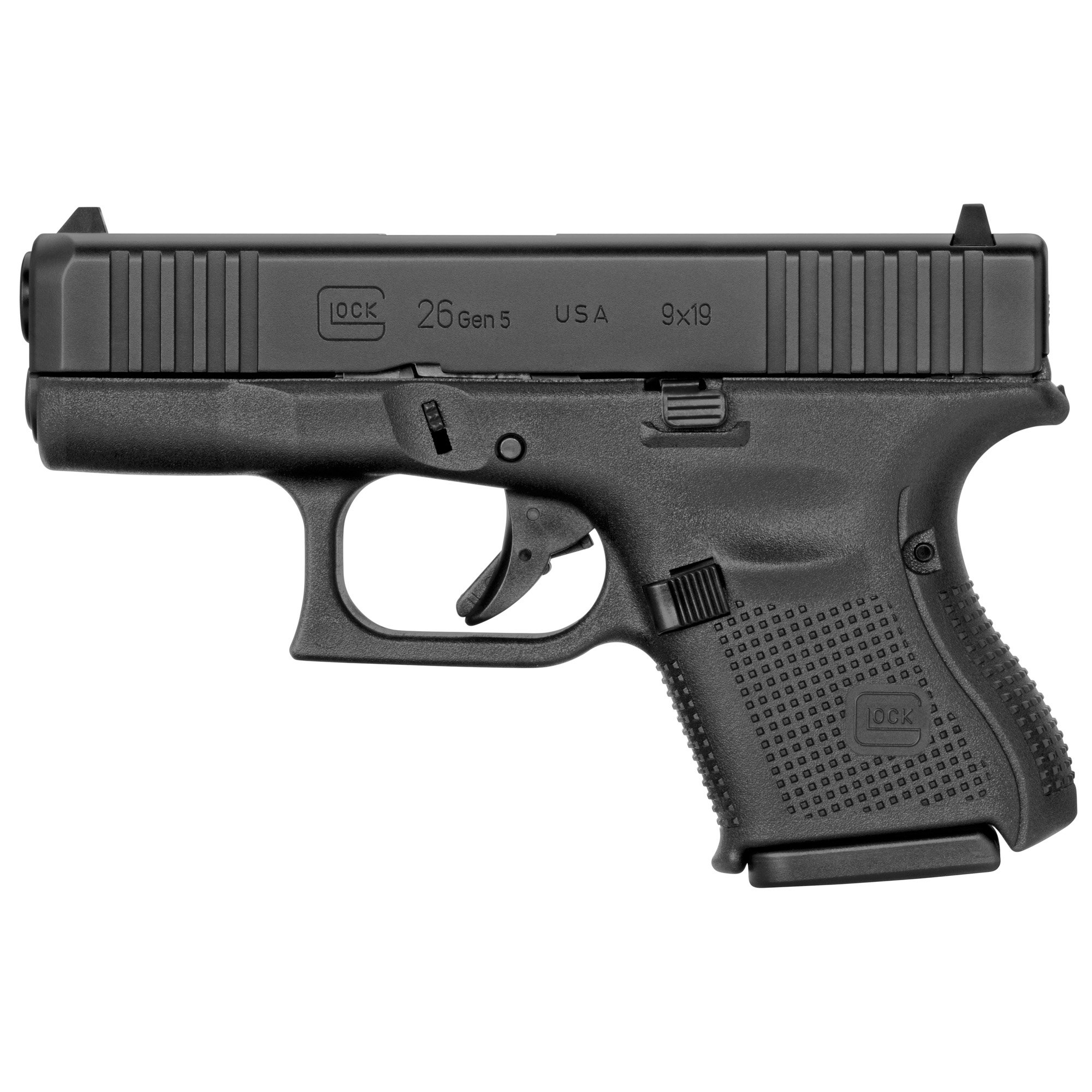 Glock GLOCK G26 G5 Rebuilt 9mm 3.4" 10rd Pistol | Black