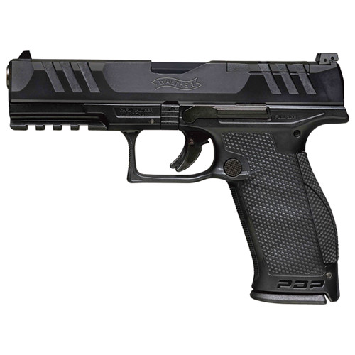 WALTHER ARMS PDP Full Size 9mm 45 10rd Optic Ready Pistol  Black