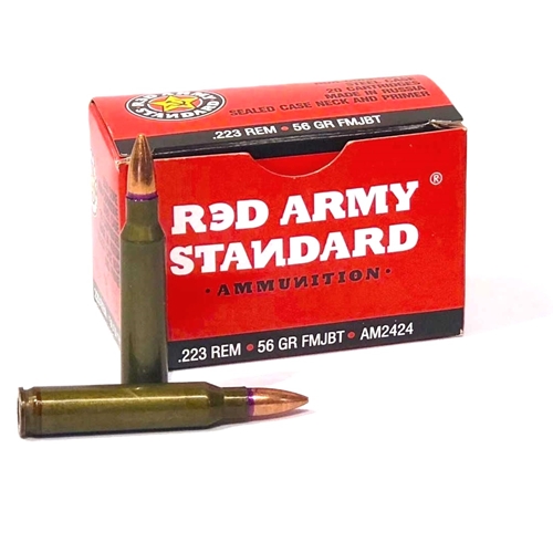 Red Army Standard RED ARMY STANDARD 223 Remington 56Gr FMJ Steel Case 20rd