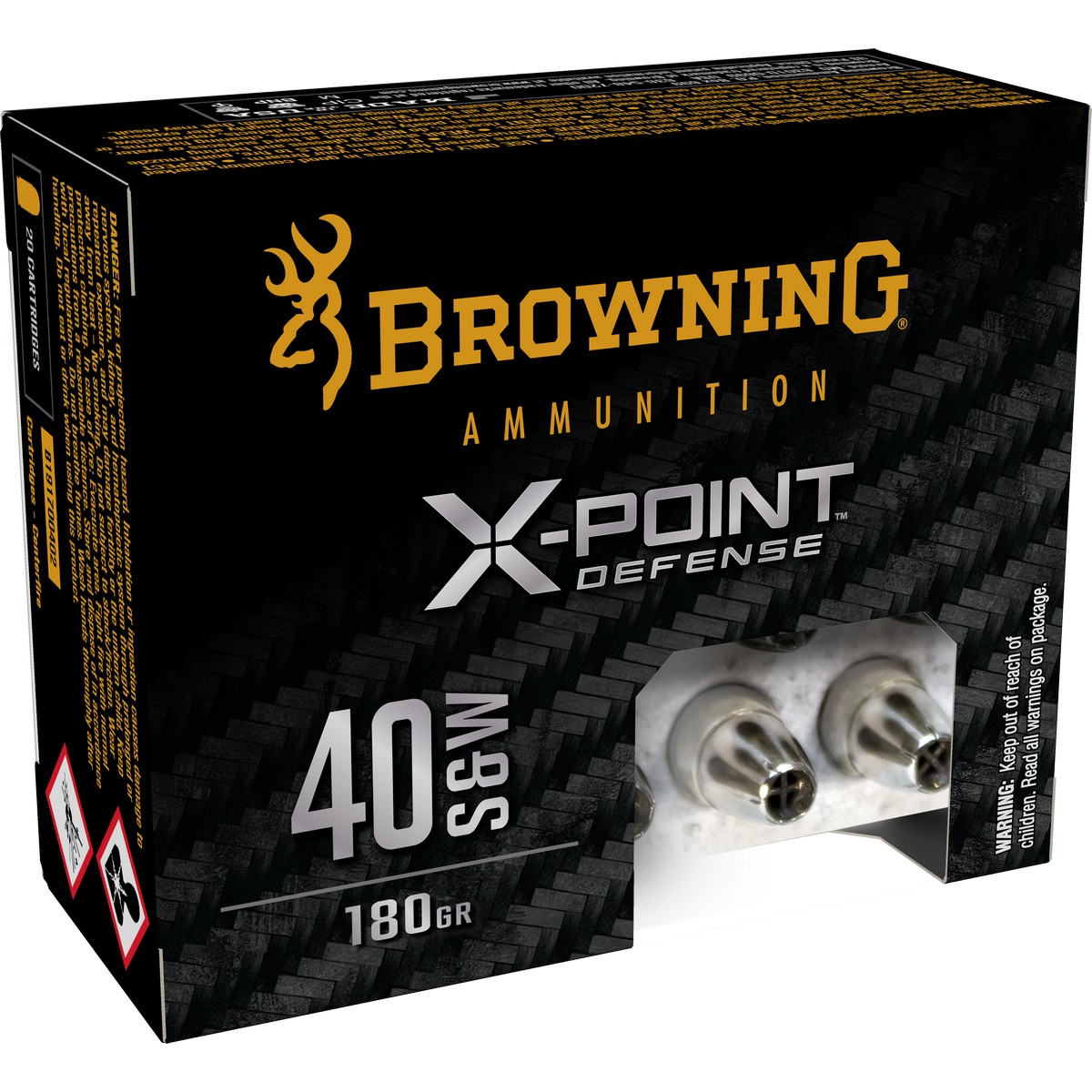 Browning X-POINT DEFENSE 40 S&W AMMO