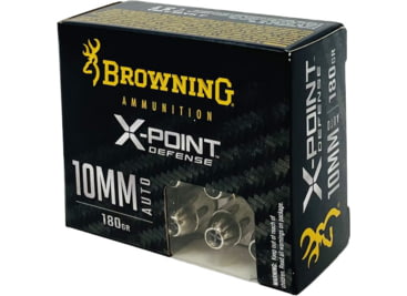 Browning X-POINT DEFENSE 10MM AUTO AMMO