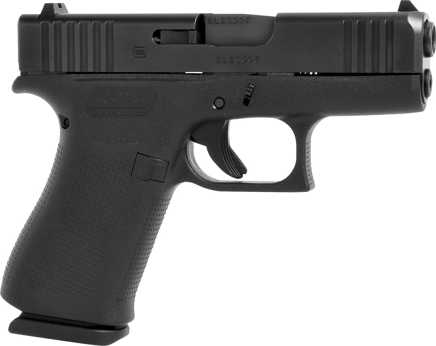 Glock GLOCK G43X 9mm 3.39" 10rd Pistol | Black