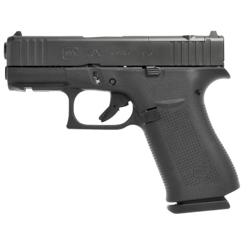 GLOCK G43X MOS 9mm 341 10rd Optic Ready Pistol  Black Nitride
