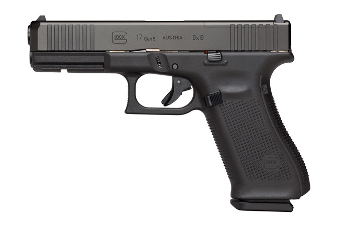 Glock GLOCK G17 G5 MOS 9mm 4.5" 17rd Optic Ready Pistol | Black
