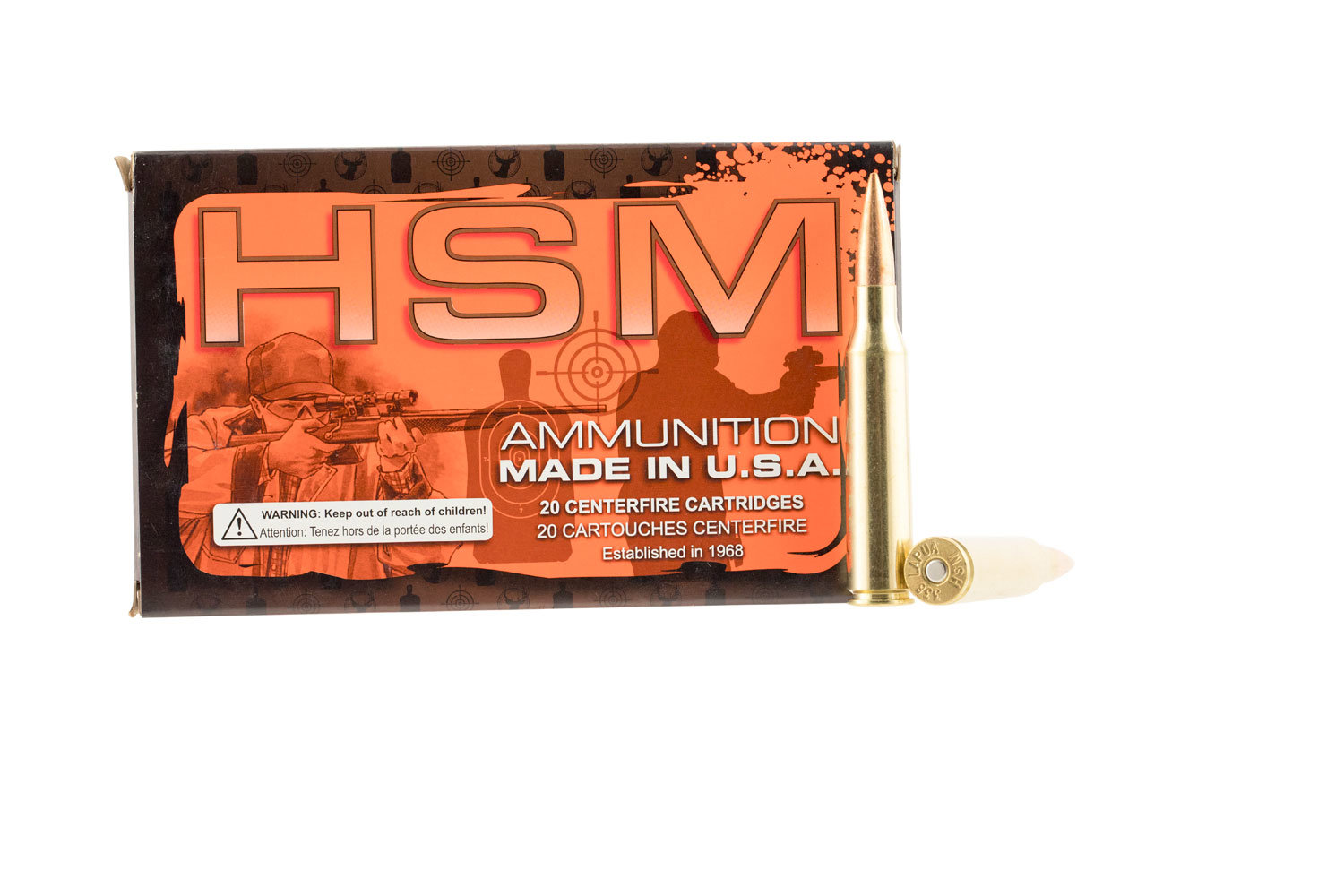 HSM Ammunition HSM AMMO 338 Lapua Mag 250Gr HPBT MatchKing 20rd