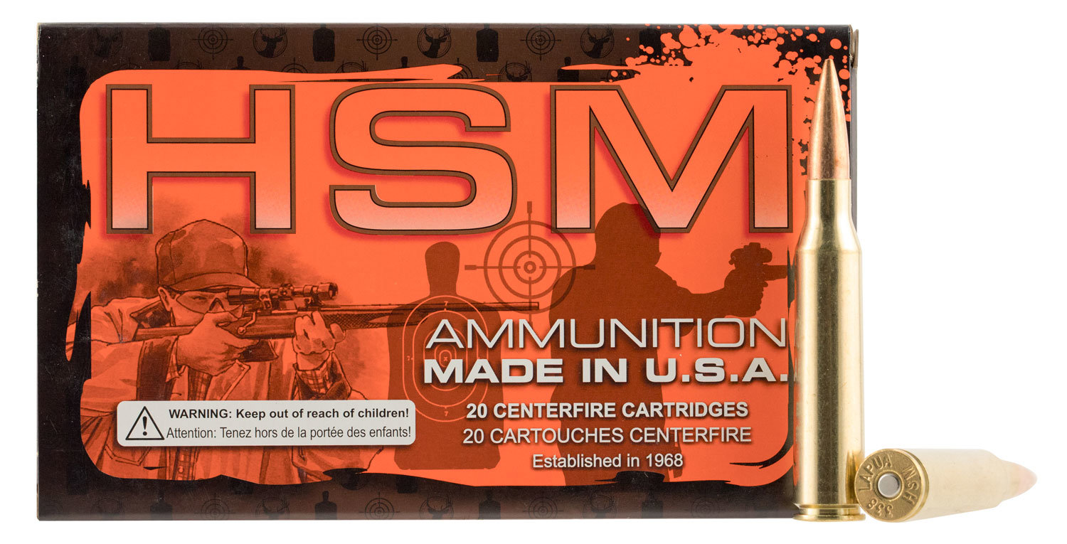 HSM Ammunition HSM AMMO 338 Lapua Mag 300Gr HPBT MatchKing 20rd