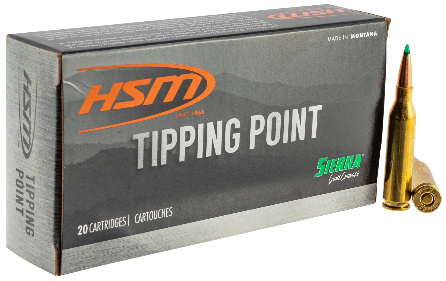 HSM AMMO 6 Creedmoor 90Gr GameChanger 20rd