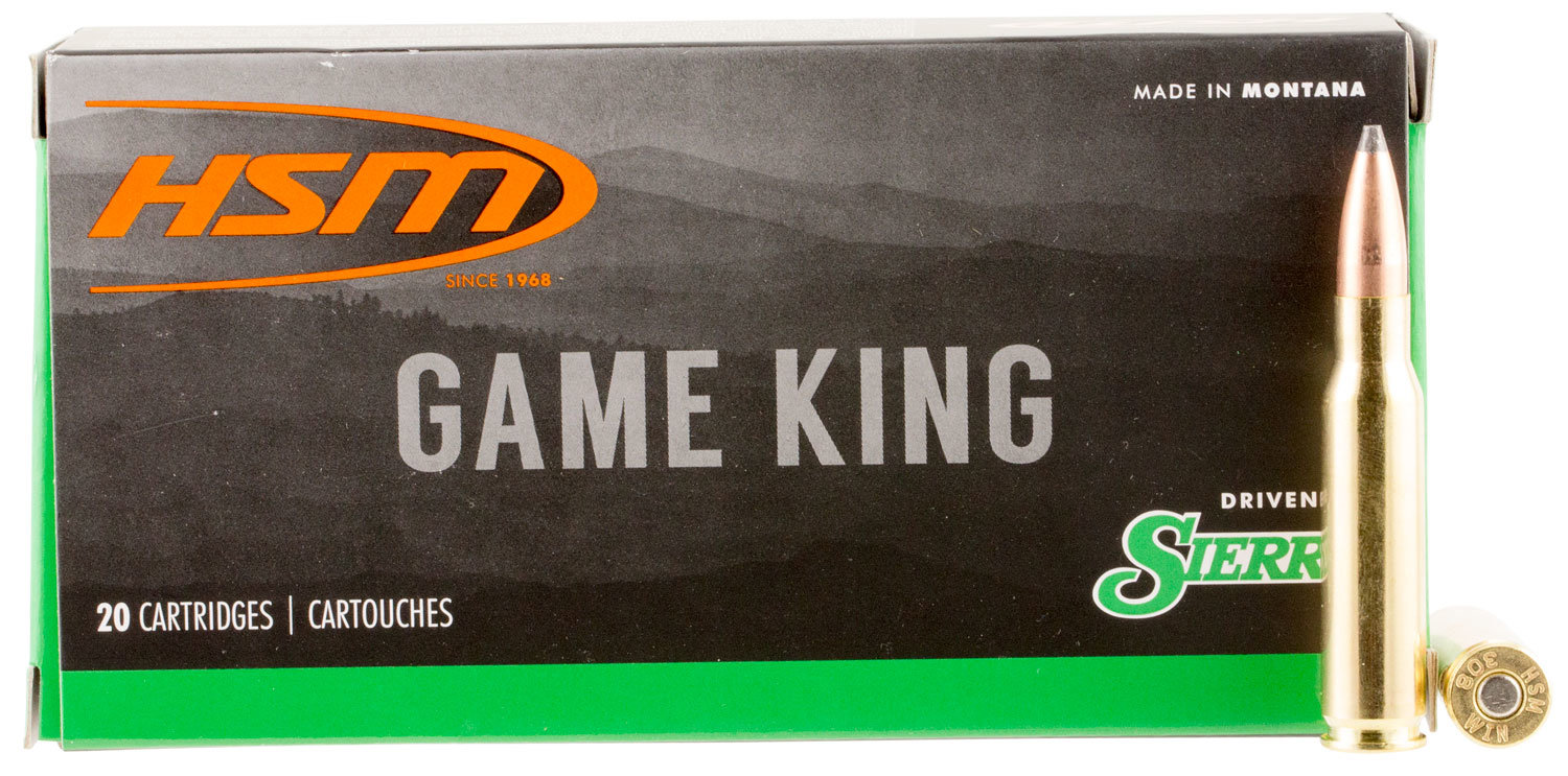 HSM Ammunition HSM AMMO 300 Savage 150Gr SBT GameKing 20rd