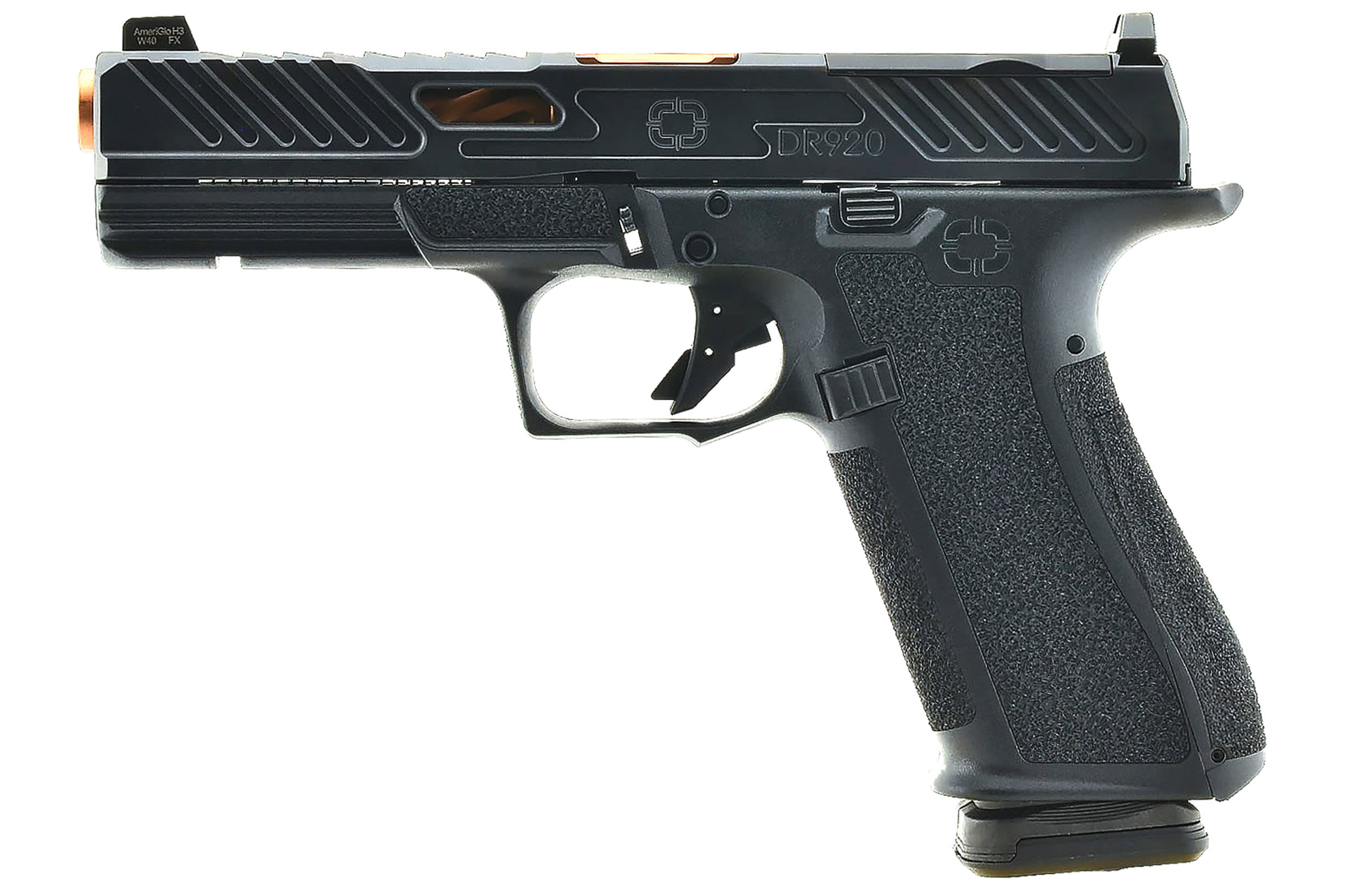 SHADOW SYSTEMS DR920 Elite 9mm 4.5" 17rd Optic Ready Pistol w/ Night Sights - Black