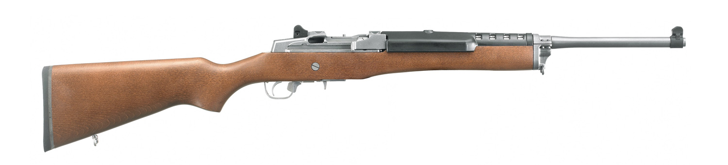 RUGER Mini-14 Ranch 5.56 NATO 18.5in 5+1 Semi-Auto Rifle - Hardwood / Stainless