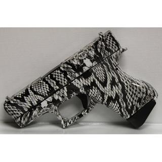 Glock GLOCK G43 9mm 3.39" Green Snake Glow Skin 6rd