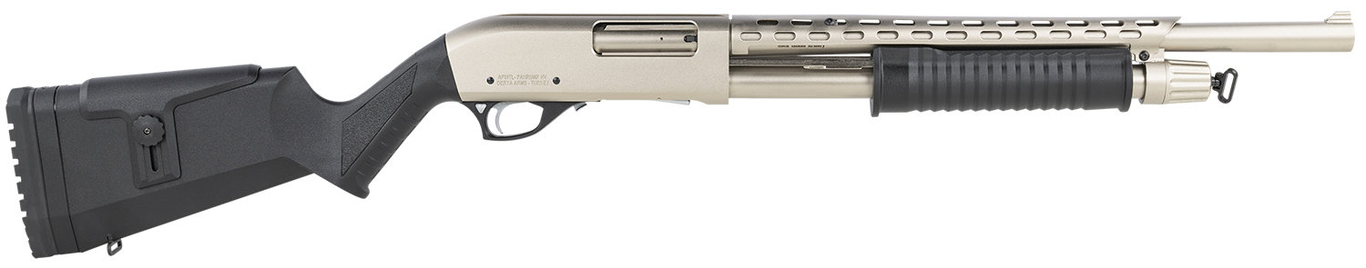 ROCK ISLAND All Generation 12 Gauge 3" 18.5" 5rd Pump SHotgun - Black / Chrome