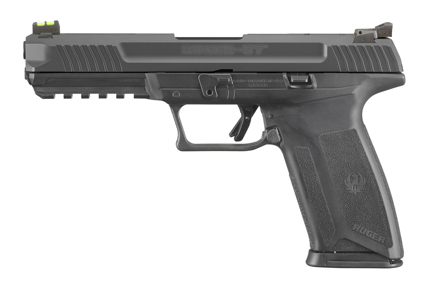 RUGER-57 Pro 5.7x28mm 4.9" 20+1 Pistol w/ No Manual Safety - Black