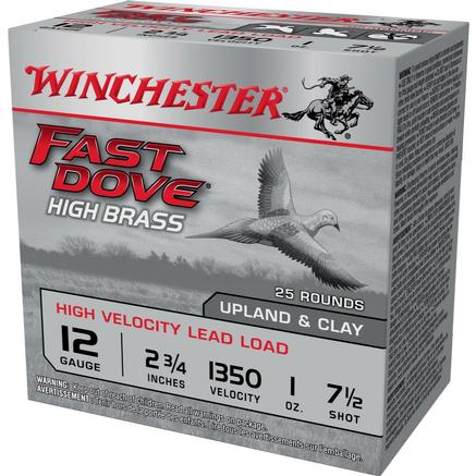Winchester WINCHESTER AMMO Fast Dove 12 Gauge 2-3/4" 1350 FPS 1 oz 7-1/2 Shot