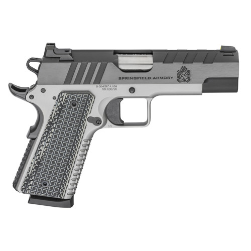 SPRINGFIELD ARMORY 1911 Emissary 45 ACP 425 8rd Pistol  Blued  Stainless w VZ Grips