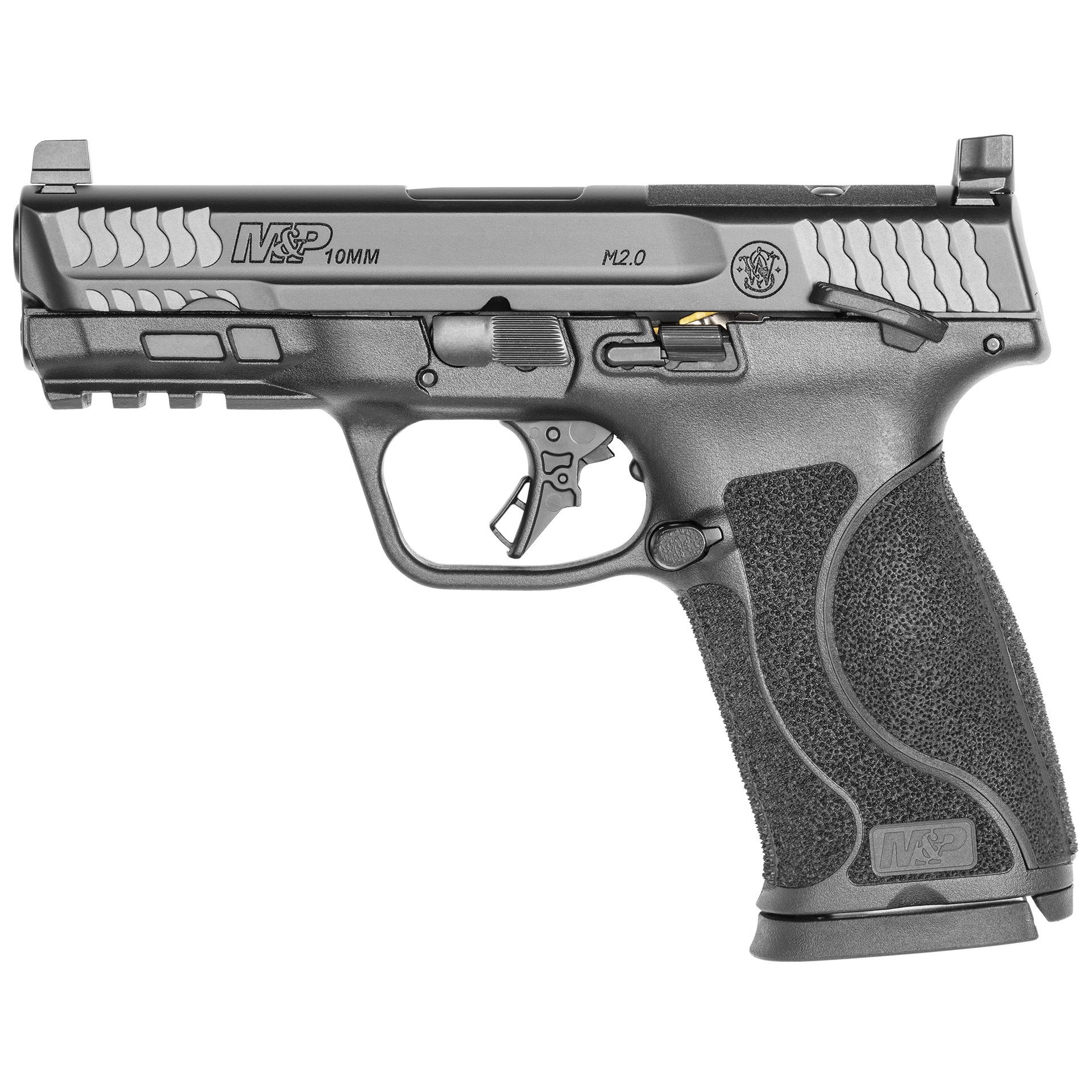 SMITH & WESSON M&P M2.0 10mm 4" 15rd Optic Ready Pistol w/ Thumb Safety - Black