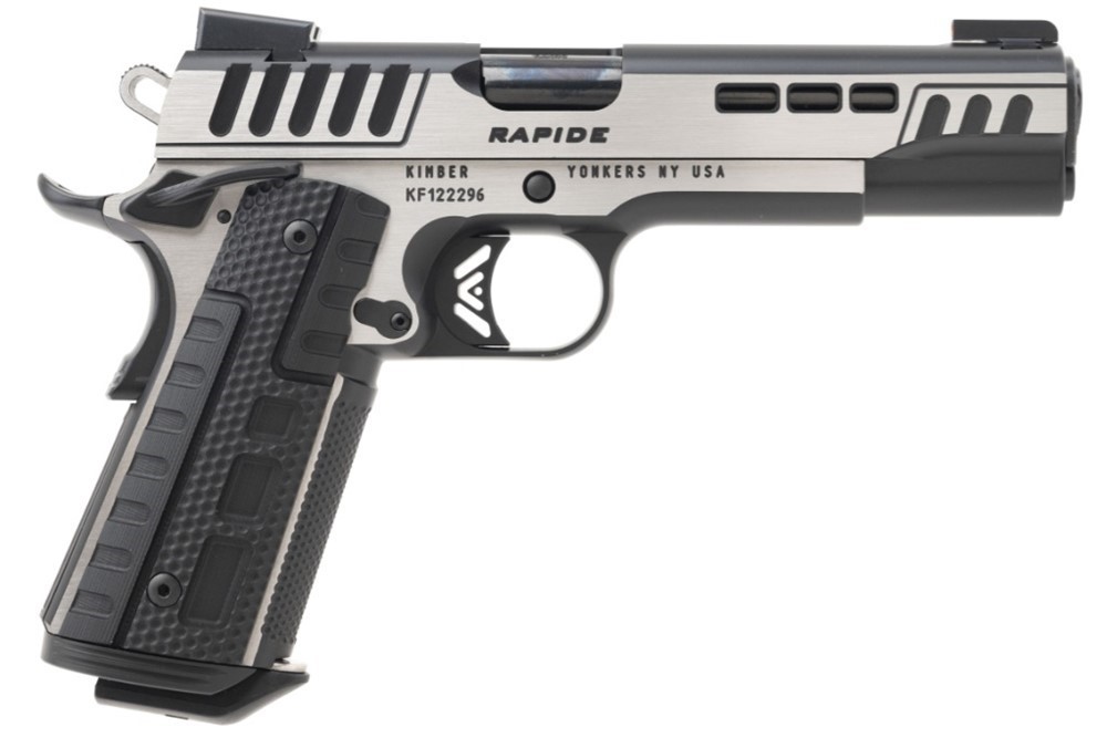 KIMBER Rapide Scorpius 1911 9mm 5" 9rd Pistol w/ Night Sights - Stainless / Black