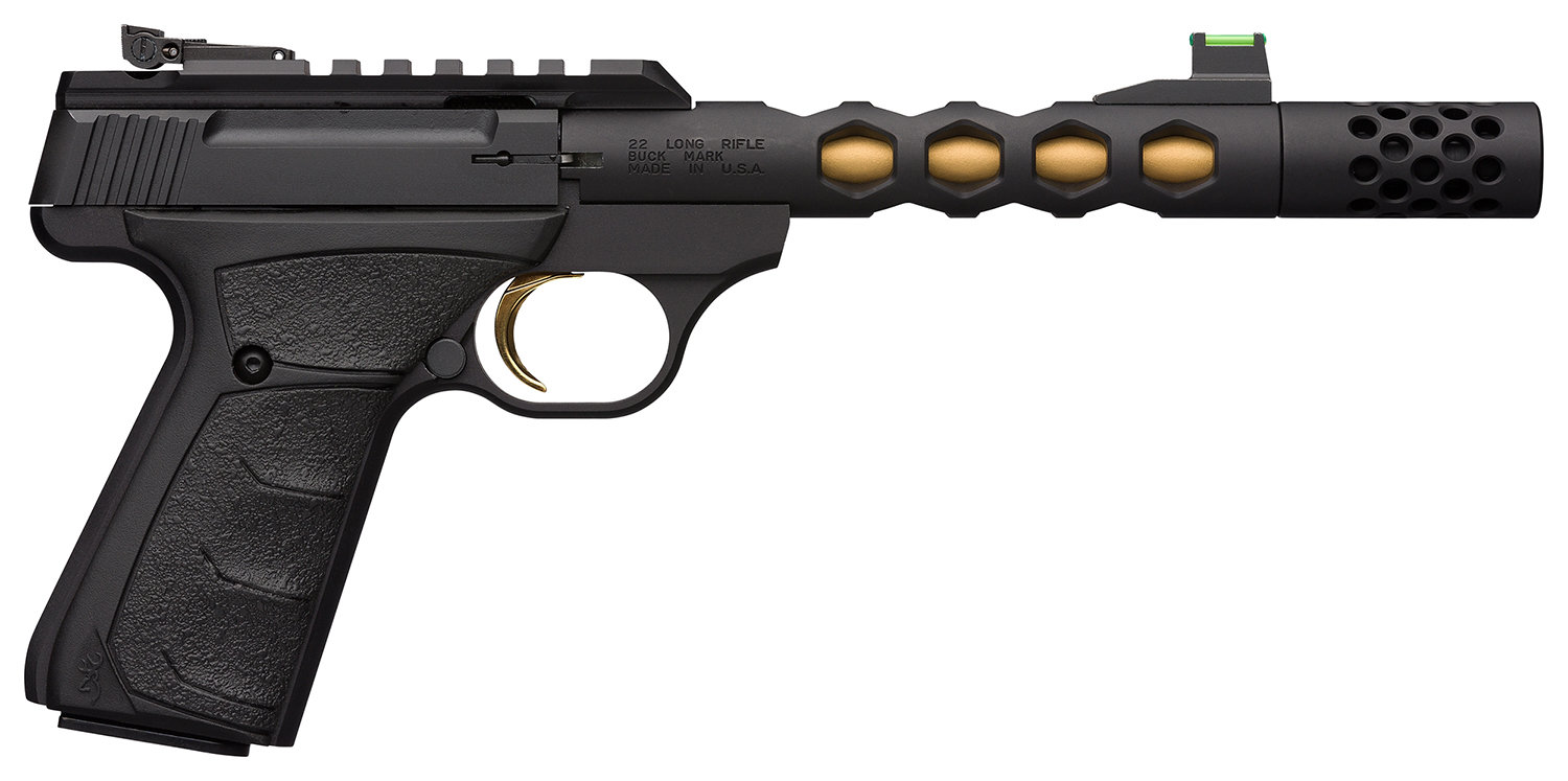 BROWNING Buck Mark Plus SR 22 LR 5.8" 10rd - Vision Gold