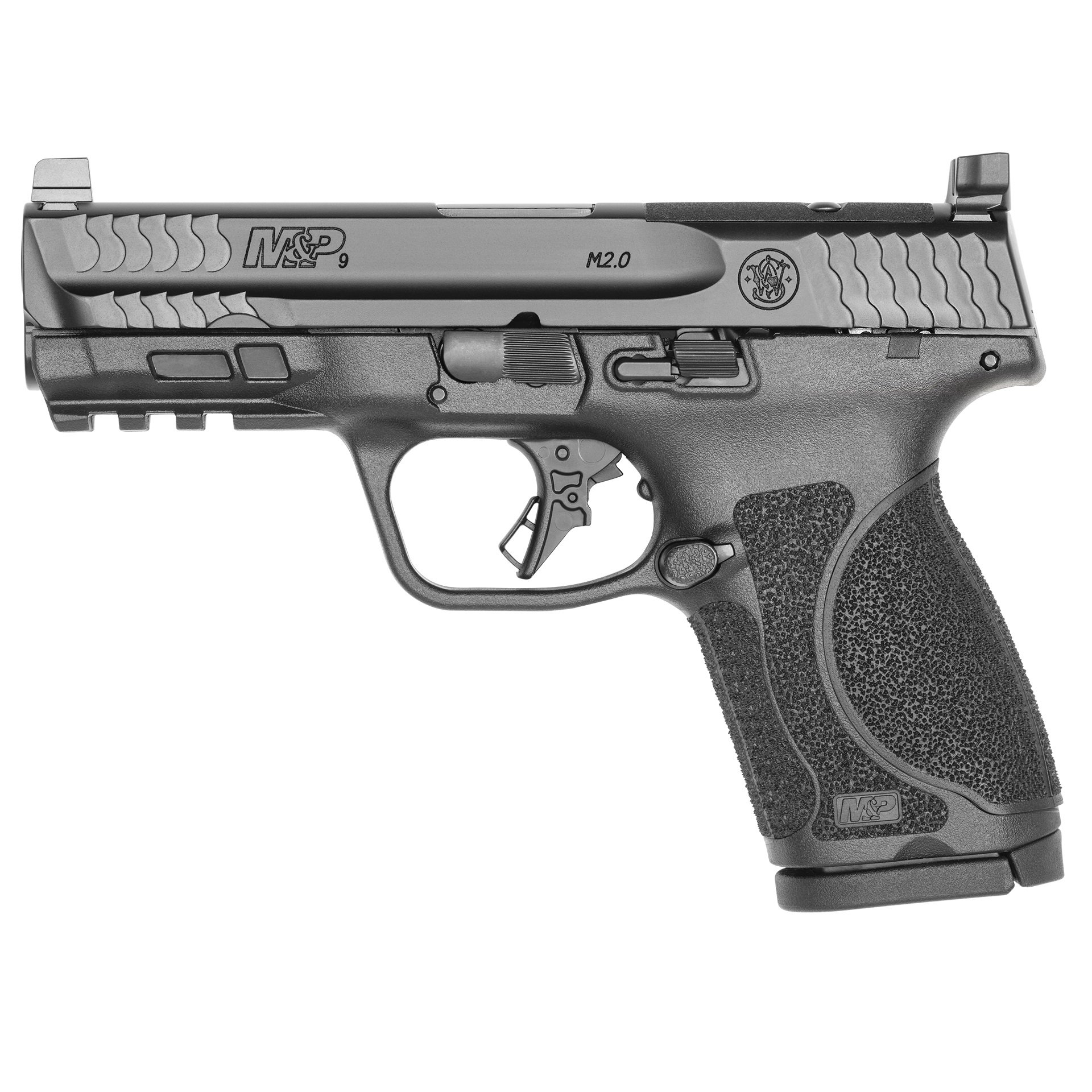 SMITH & WESSON M&P9 M2.0 Compact 9mm 4" 15rd Pistol - Black